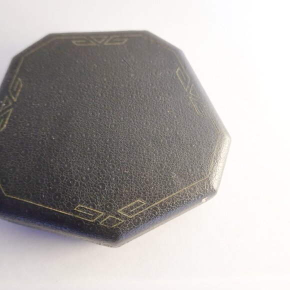 Vintage Art Deco Abalone Cufflinks, Studs- 9 Piece set Platinum Clad - Picture 4 of 4